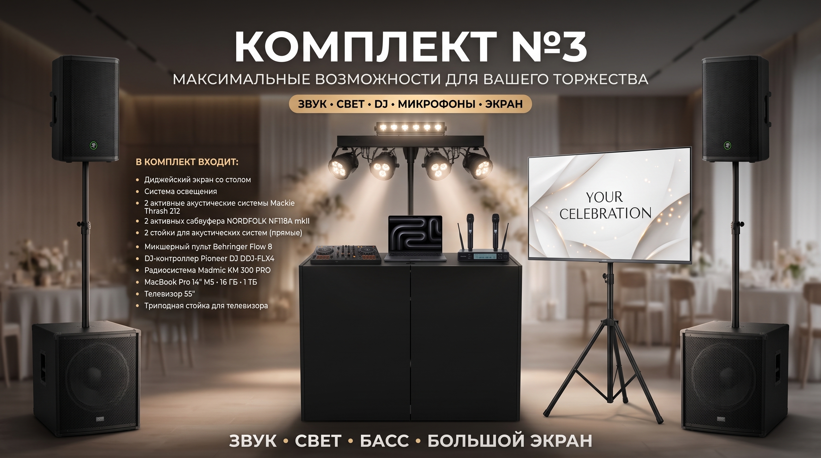 Максимальный комплект оборудования Full