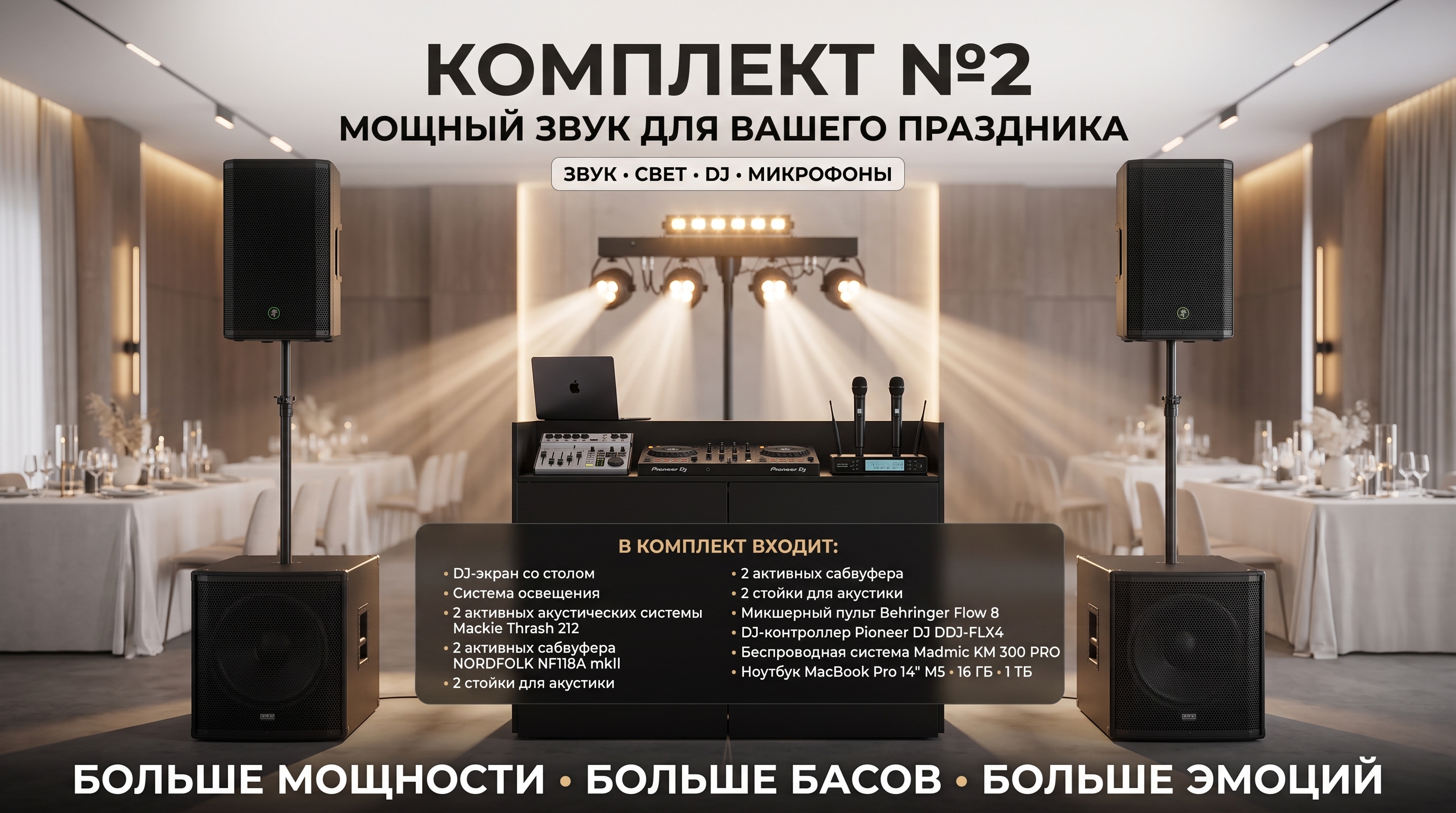 Комплект оборудования Powerful