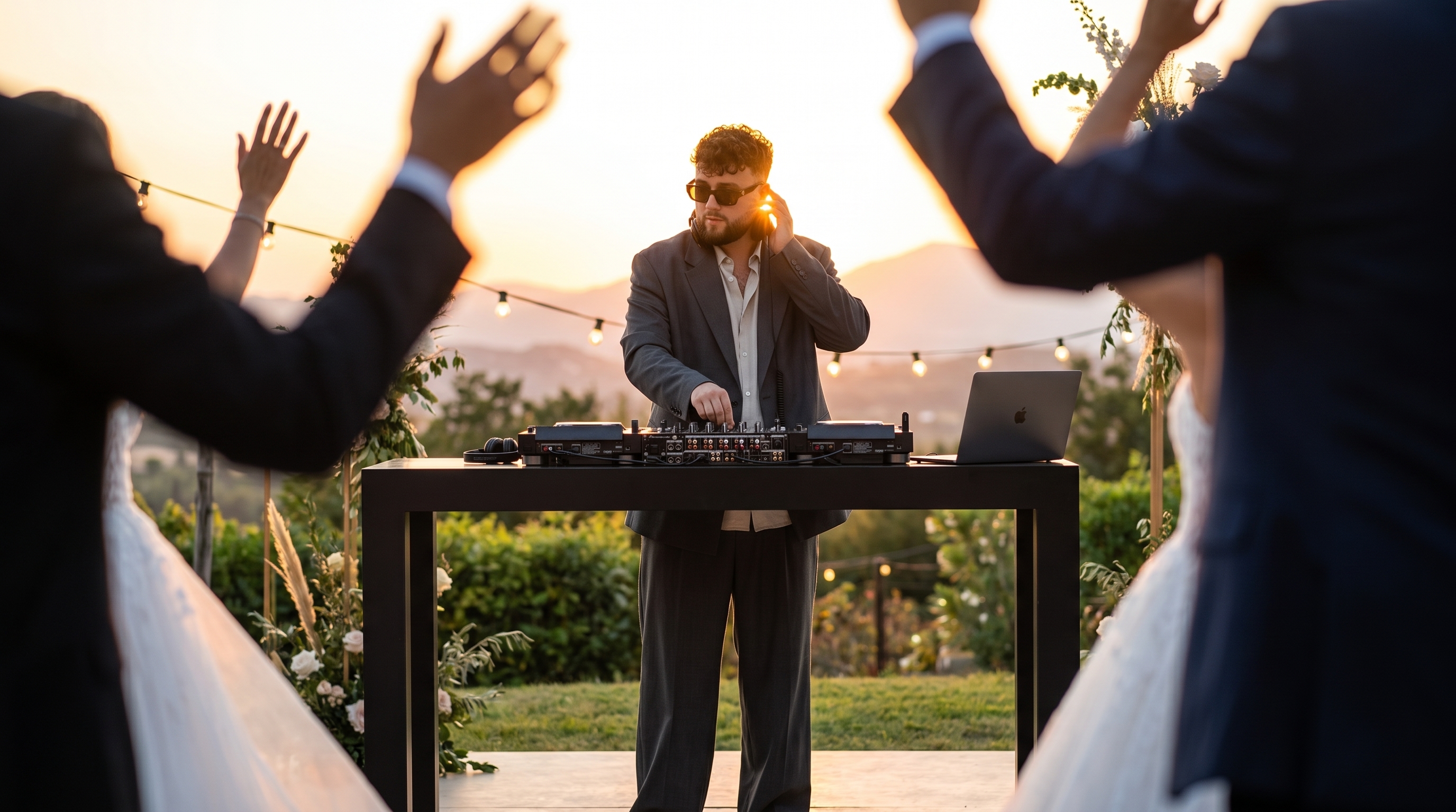 DJ на outdoor свадьбе